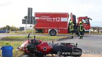 Unfall bei Frixing - Münchner (56) stürzt mit Motorrad und verletzt sich schwer