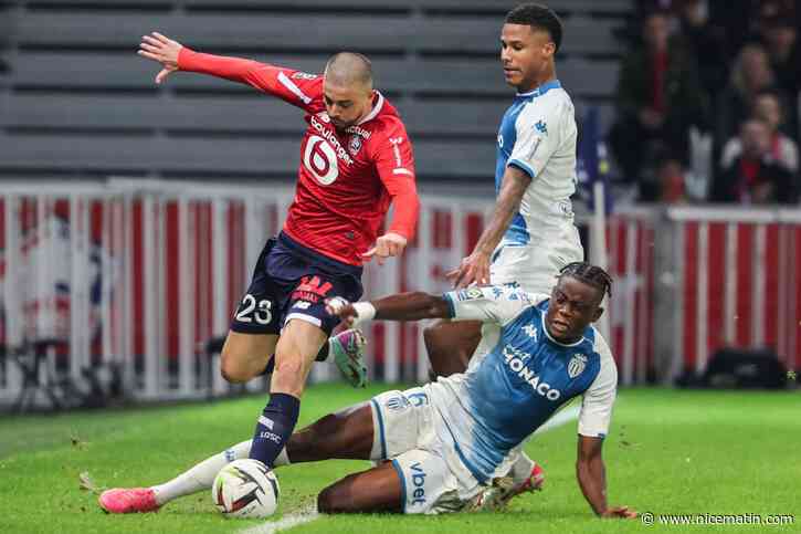Battu à Lille (2-0), Monaco abandonne sa place de leader de Ligue 1