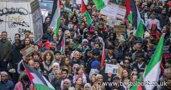 In pictures: Thousands line Bristol's streets to call for Gaza ceasefire