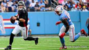Falcons' Heinicke replaces Ridder in second half