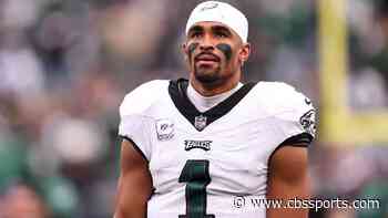 Commanders stuff Eagles' QB 'tush push' play, force goal-line fumble to preserve Week 8 lead