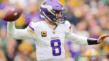 Vikings' Cousins (ankle) leaves victory over Pack