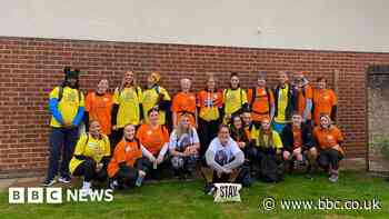 Swindon mum leads dozens on walk in memory of her son