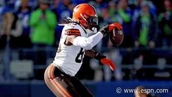P.J. Walker's impressive play continues as Browns get on board against Seahawks