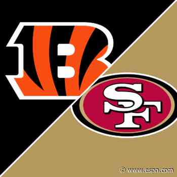 Follow live: 49ers look to get back to winning with a Week 8 contest against Bengals
