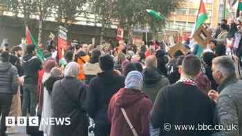 Hundreds take part in Birmingham Gaza conflict rally