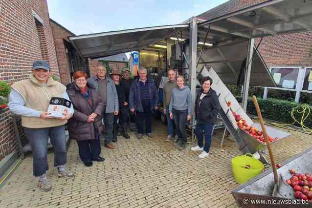 Eigen fruitsap dankzij de mobiele fruitpers