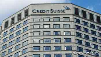 UBS entfernt Firmenschild der Credit Suisse in der Canary Wharf in London