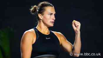 WTA Finals: Aryna Sabalenka says she feels 'disrespected' over Cancun organisation