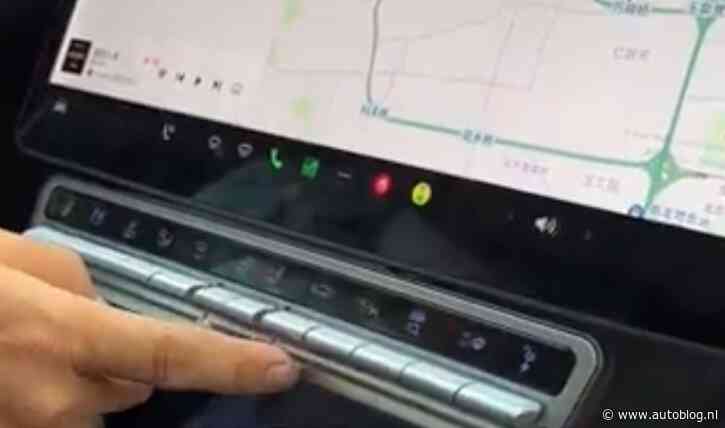 Fysieke knoppen in een Tesla: het kan!