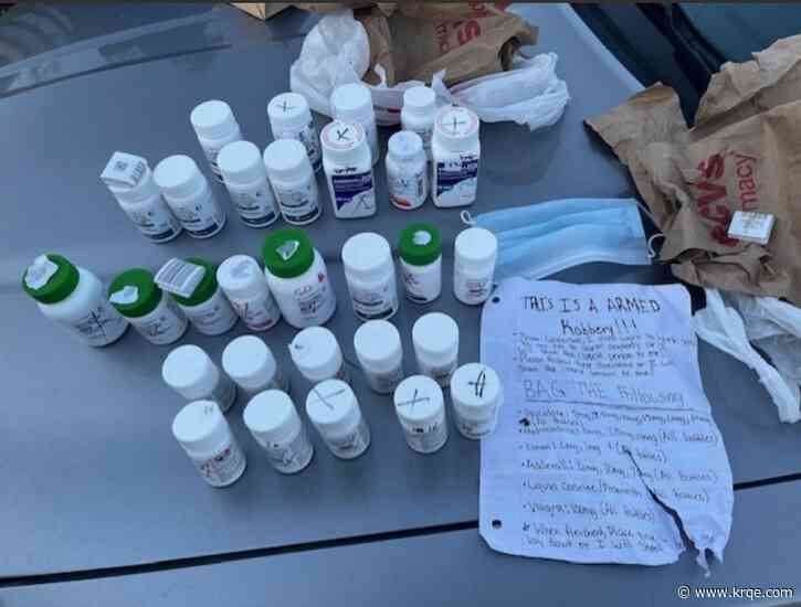 'I don't want to hurt you': Florida man uses extensive note to rob CVS pharmacy of drugs