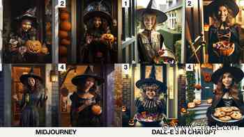 Midjourney vs. DALL-E 3 in ChatGPT: Which AI does Halloween better?