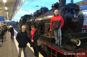 Dampflok von 1923 hält im Hauptbahnhof Münster