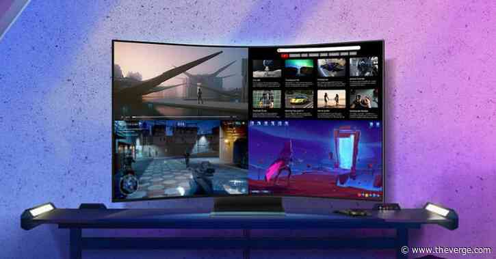 Samsung adds DisplayPort and more Multi View options to second massive Ark monitor