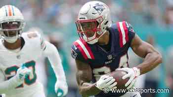 Patriots WR Kendrick Bourne tears ACL in Week 8 loss to Dolphins as productive contract year gets cut short