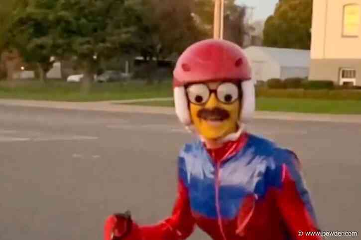 The Best Skiing Halloween Costume Of All-Time