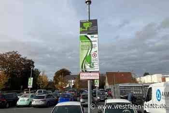Automatische Knöllchen für Dauerparker  bei Marktkauf in Halle