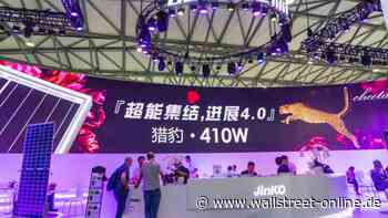 Aktie bekommt Flügel!: JinkoSolar hält Wachstum hoch und will noch mehr Solarmodule ausliefern!