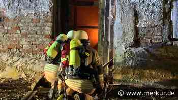 Feuer in der alten Schlosswirtschaft