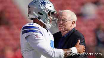 Jerry Jones doesn't want to 'poke the bear' ahead of Cowboys-Eagles, but Dak Prescott says 'pour honey on me'
