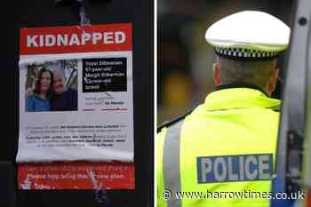 Police tear down 'kidnapped' Israeli posters in Edgware