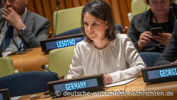 Außenministerin Baerbock: Scharfe Kritik nach Deutschlands Enthaltung