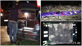 Stier bei Polling ausgebüxt – Einsatzkräfte suchen mit Drohnen nach Tier