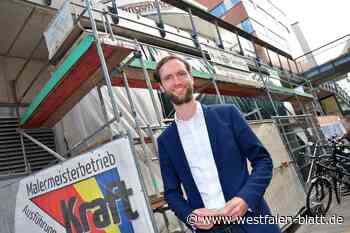 Baustellenbesuch im künftigen Rewe in Paderborn