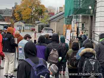 Court hears submissions on application to dismantle encampment