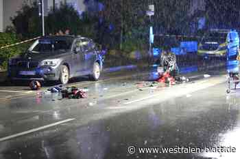 Herford: Motorradfahrer nach Unfall in Lebensgefahr