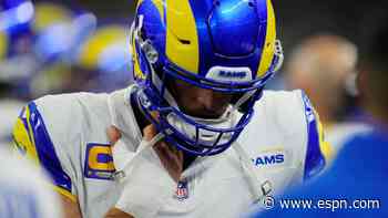 Rams QB Stafford day-to-day with thumb injury