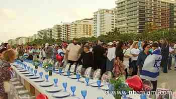 Empty table in Bal Harbour represents solidarity for hostages taken by Hamas