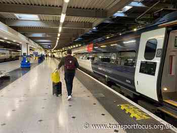 Transport Focus response to changes in Avanti West Coast services