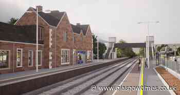 Plans revealed to transform train station near Glasgow