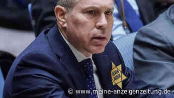 Israelischer Botschafter trägt Davidstern im UN-Sicherheitsrat