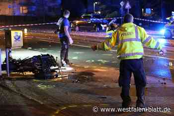 Bielefeld: Motorradfahrer flüchtet vor Polizei und verletzt sich schwer