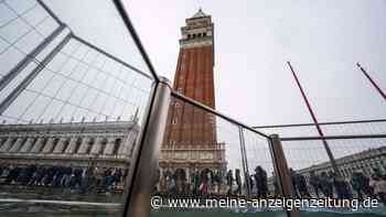 Flutschutztore bewahren Venedig vor dem Hochwasser