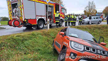 Unfall auf Hohenofener Straße – Auto wird in den Graben geschleudert