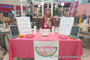 Schoolgirl making people smile with handmade accessories