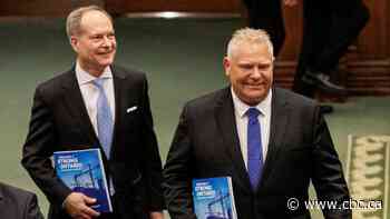 Ford speaks alongside finance minister at Etobicoke announcement