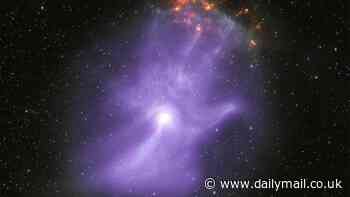 'Ghostly cosmic hand' is captured in space: NASA's new telescope captures eerie remnants of a supernova 16,000 light-years from Earth