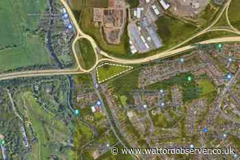 57 home plan submitted for land near Russell Lane and A41