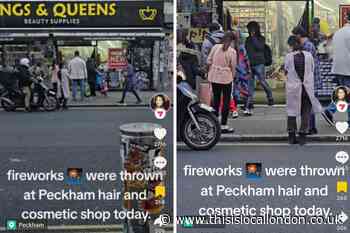 Viral TikTok shows ‘fireworks thrown’ at Peckham beauty shop
