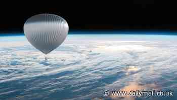 Michelin STAR dining! Space tourism company will take diners to the edge of space for a meal on board a huge BALLOON next year - but a ticket will set you back £105,000