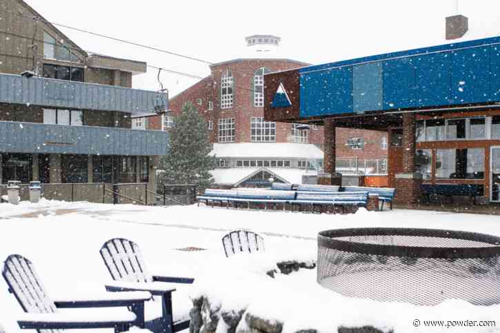 Maine's Largest Resort Records First Snowfall Of The Season