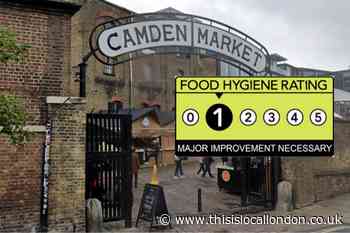 Two Camden Market eateries given low food hygiene ratings