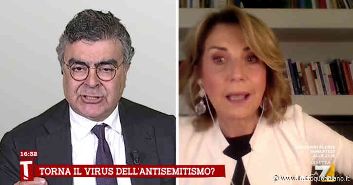 Lite Ferrario-Fiano a La7. “Basta col definire antisemite le manifestazioni pro Palestina”. “Lei che cortei ha visto?”. Caos in studio: “Stia zitta”