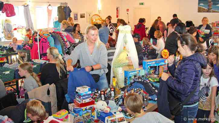 Ansturm auf den ersten Reichenkirchener Herbstflohmarkt