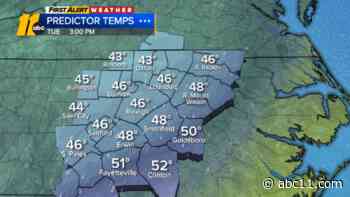 Halloween Forecast Radar: Temperatures drop throughout the day, rain moves in this afternoon