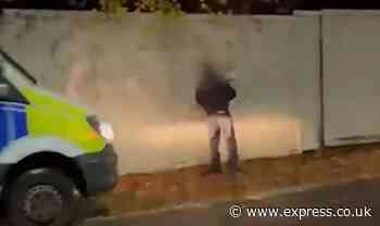 Manchester police probe as cops filmed 'tearing down posters of Israeli hostages'